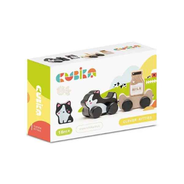 Cubika Clever Kitties Wooden Toy