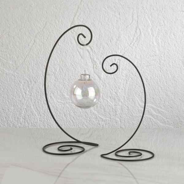 Black large Spiral Orn Stand