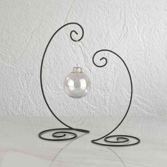 Black large Spiral Orn Stand