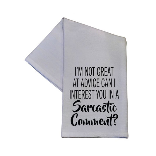 Not Great At Advice Tea Towel