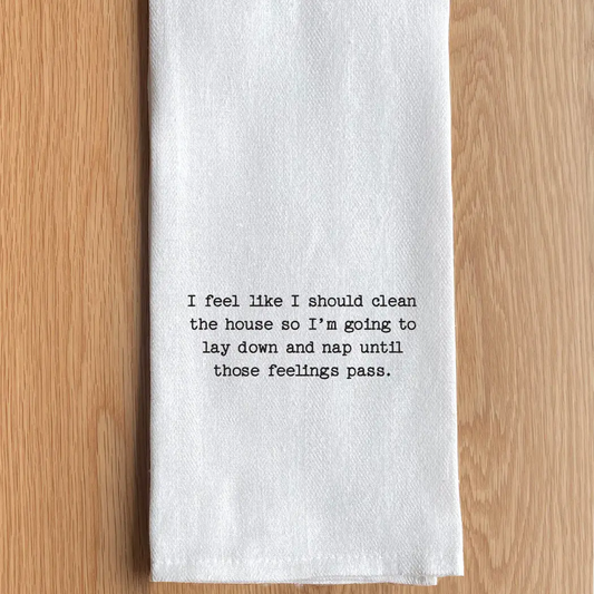 Clean the House Nap Towel