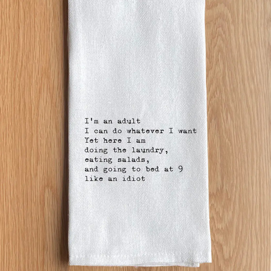 I'm an Adult Towel