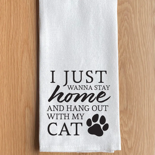 Hang Out With My Cat Towel
