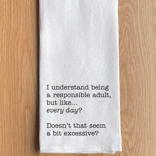Responsible Adult Towel