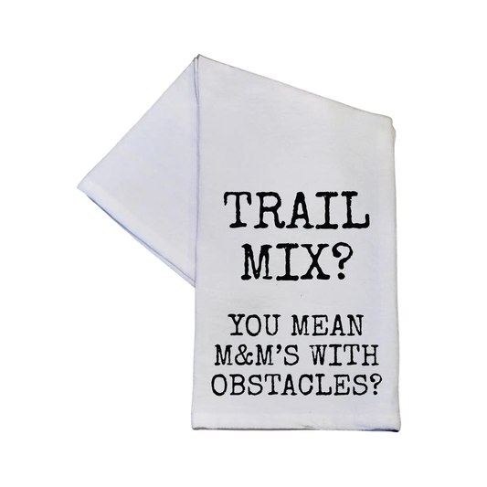 TRAIL MIX YOU MEAN M&MS TOWEL
