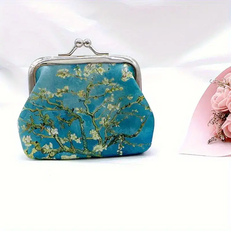 Van Gogh Almond Blossoms Coin Purse
