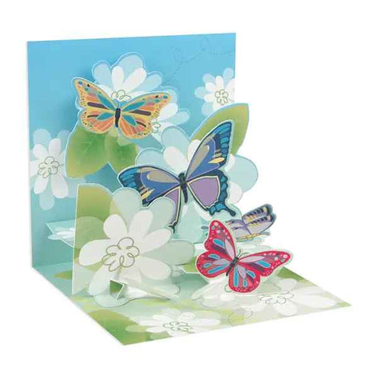 Garden Butterflies Pop Up Card