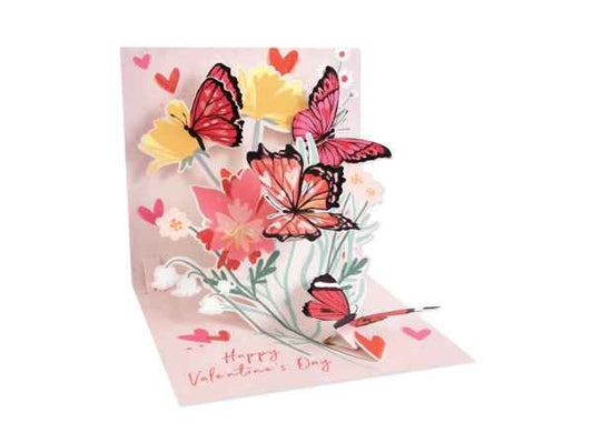 Heart Flutter Pop-up Card