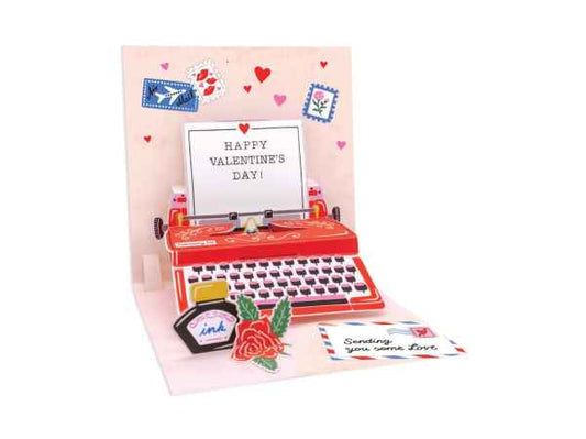 Just My Type Pop-up Card