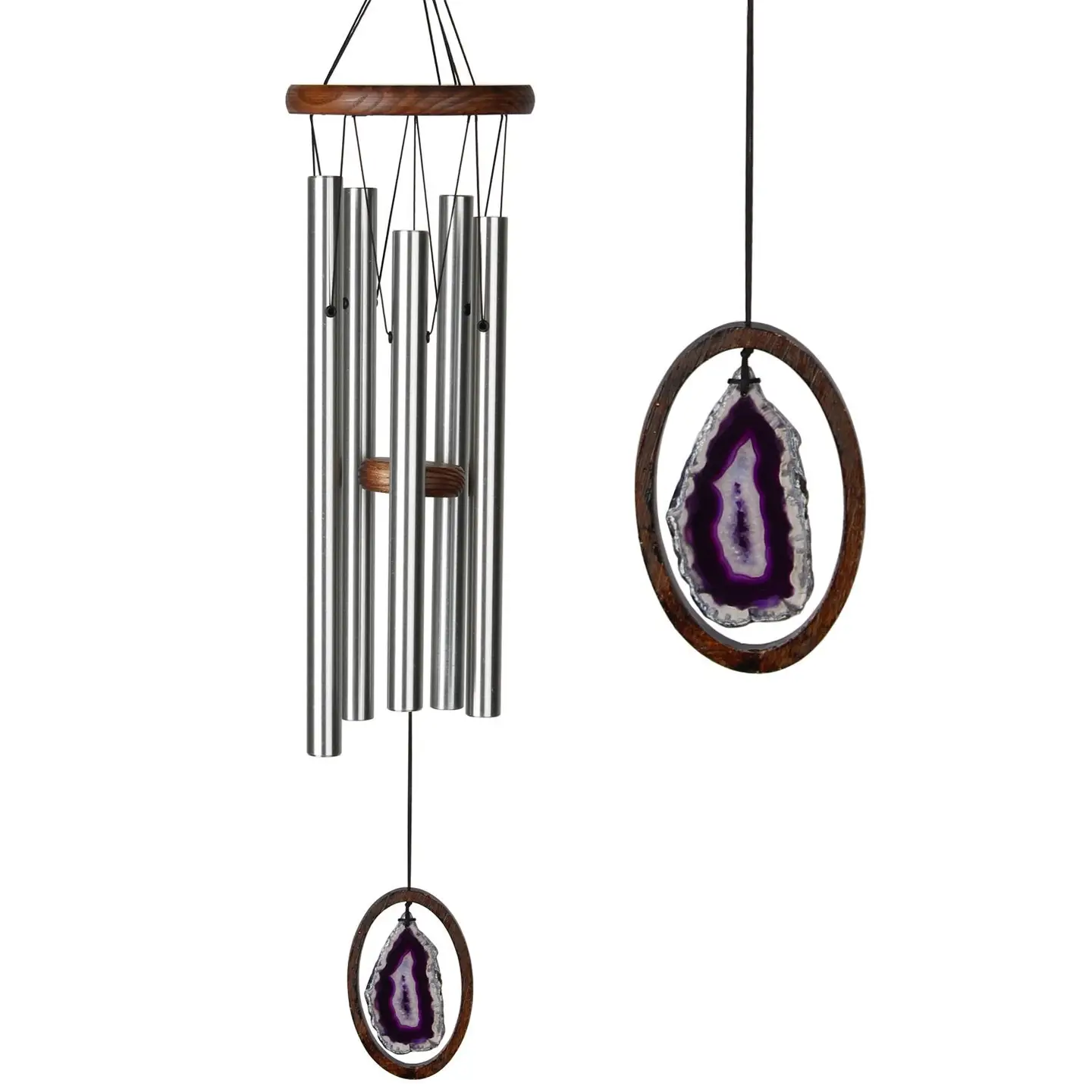 Lg Purple Agate Chime