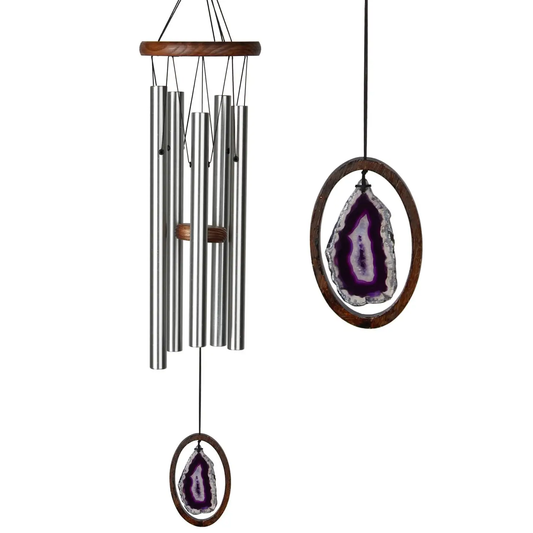 Lg Purple Agate Chime