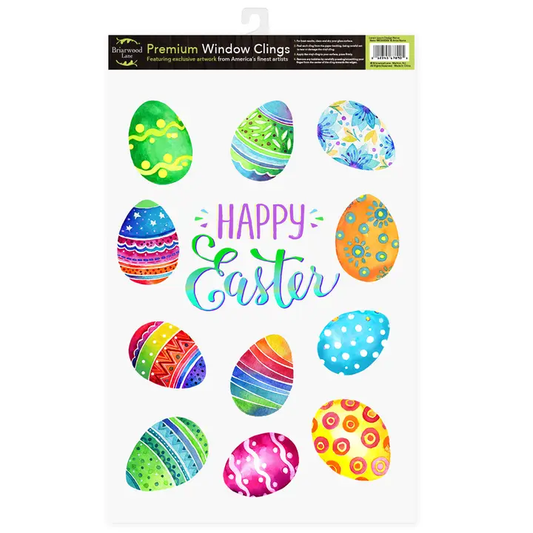 Painted Easter Eggs Window Clings