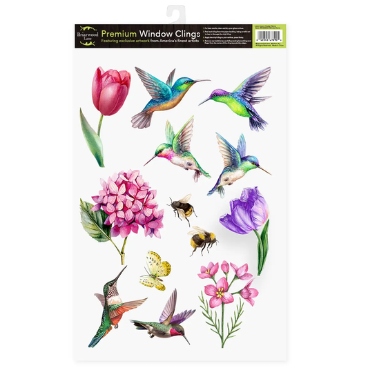Hummingbirds Window Clings