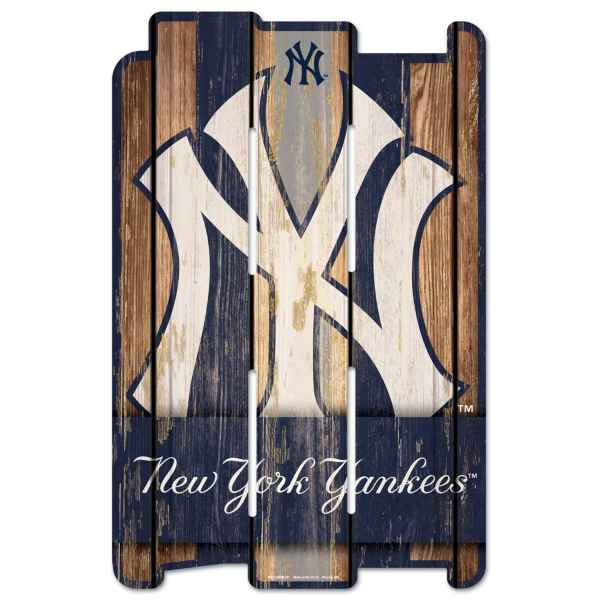 11X17 WOOD Fence SIGN NY Yankees