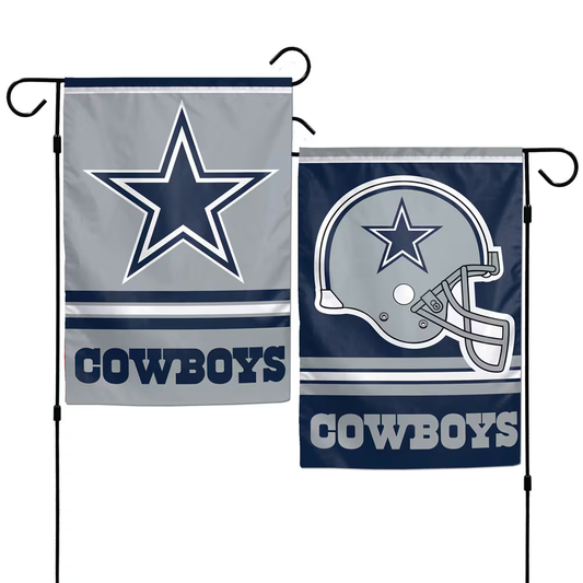 Cowboys Dual Sided Garden Flag