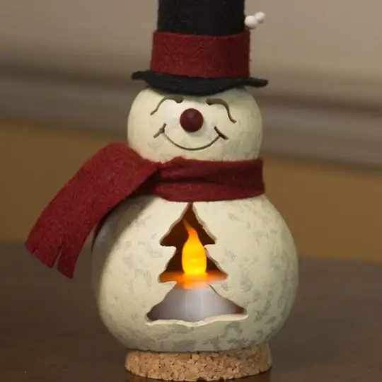 Easton Gourd Snowman