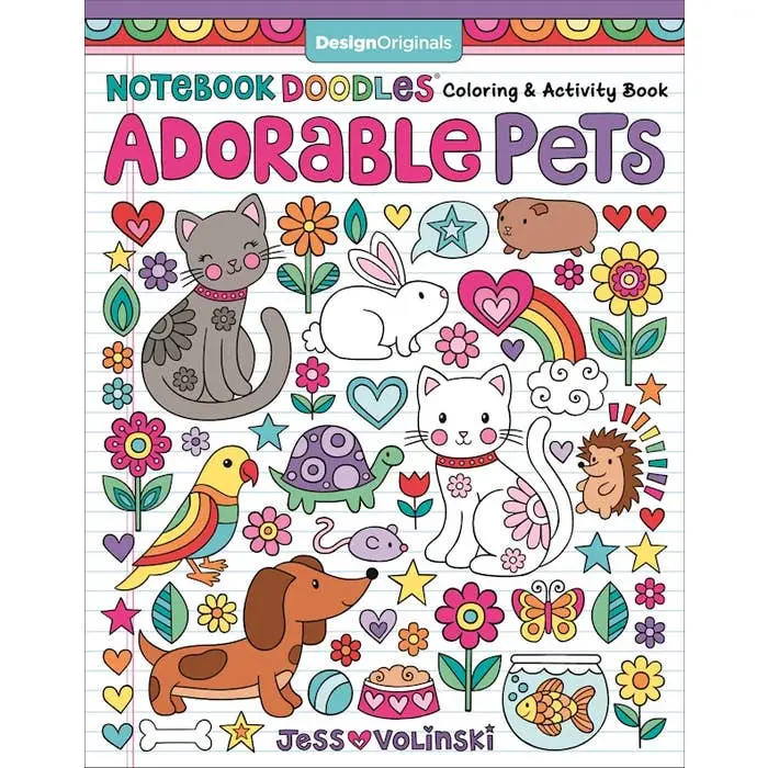 Adorable Doodles Notebook Pets