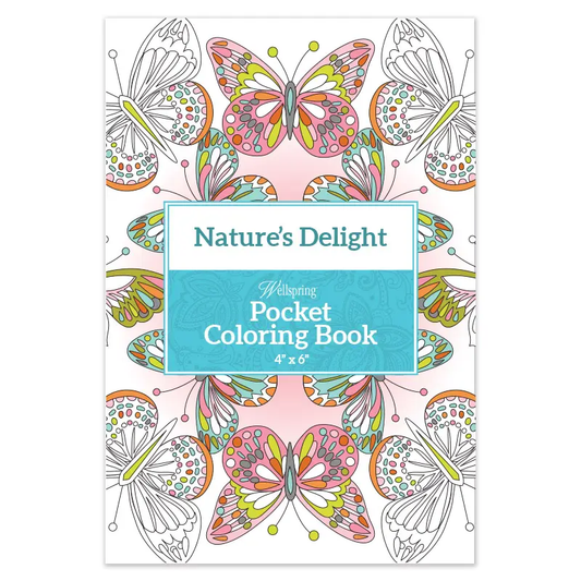 Natures Delight Pocket Coloring Book