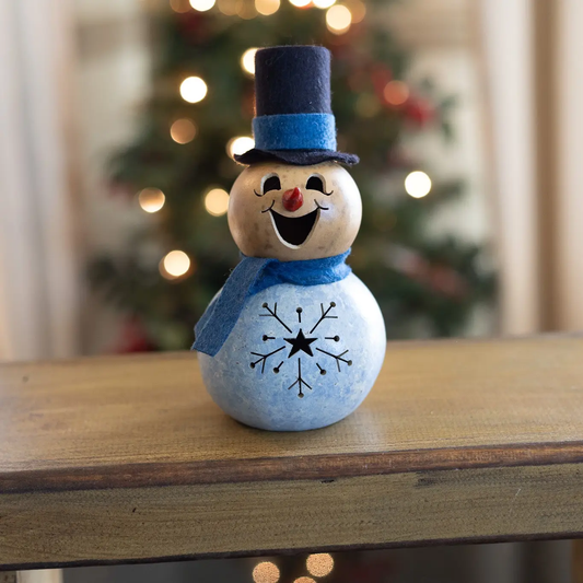 Gabriel Miniature Blue Gourd Snowman
