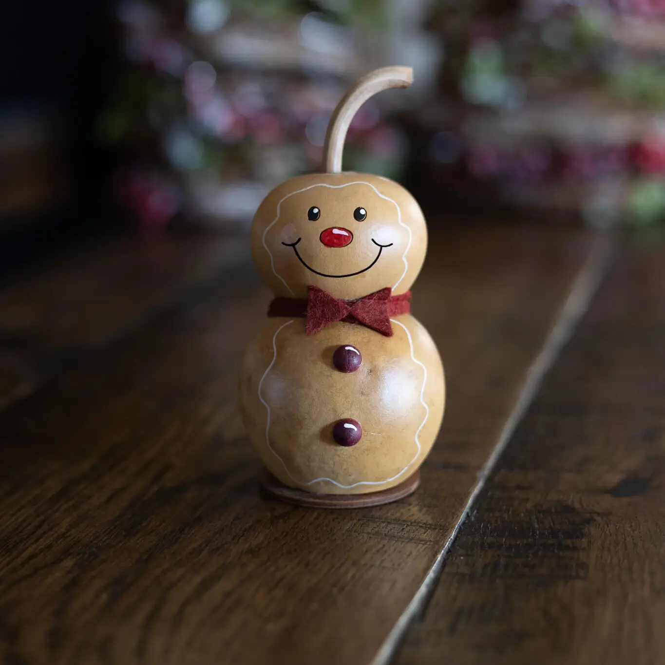 Tiny Gingerbread Man Gourd