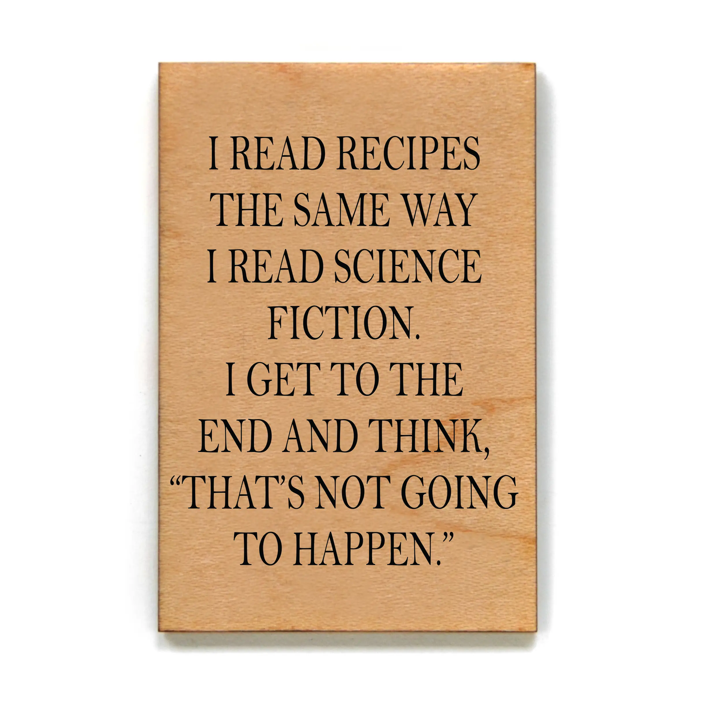 I READ RECIPES MAGNET