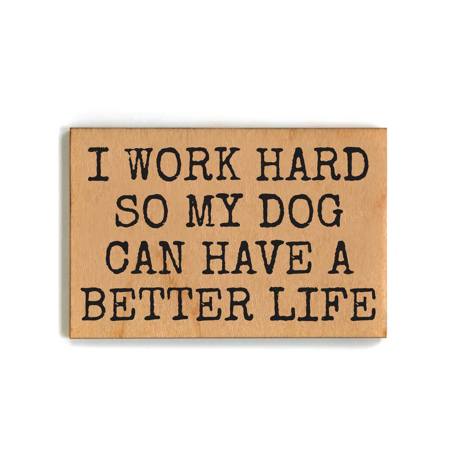 MY DOG CAN HAVE A BETTER LIFE MAGNET