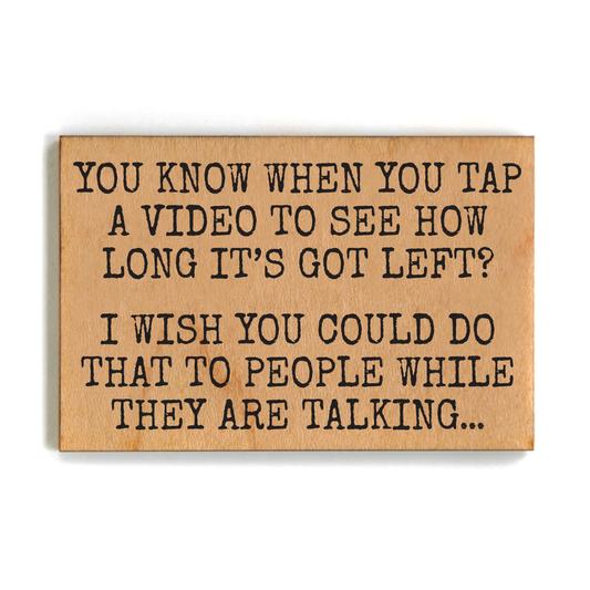WHEN YOU TAP A VIDEO MAGNET
