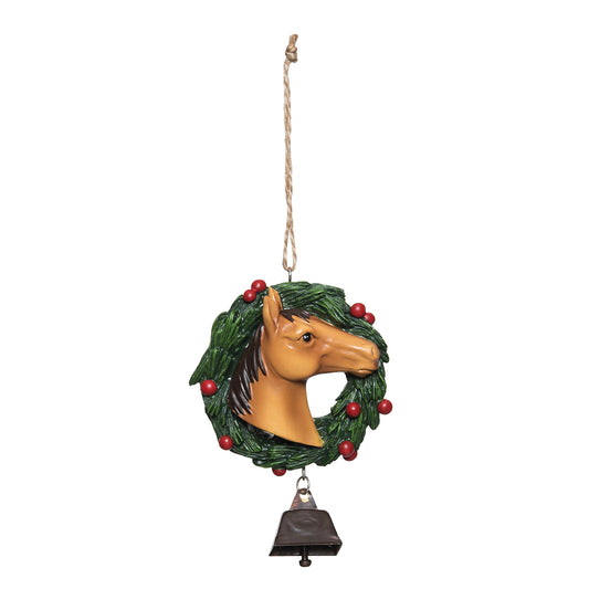 Horse With Bell Ornament