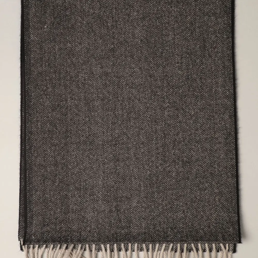 Herringbone Cashmere Feel Scarf