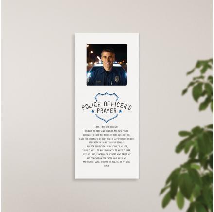 Police Officer 7x15.75 Frame