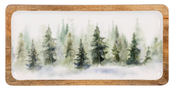 Small Forest Mango Wood Serving Tray