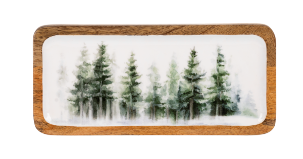 Small Forest Mango Wood Serving Tray