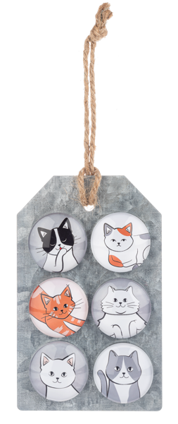 Cat Magnet Set of 6