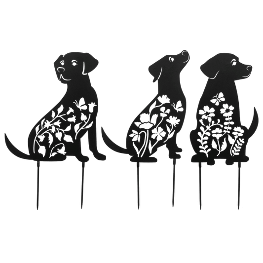 Dog Laser Cut Garden Stake