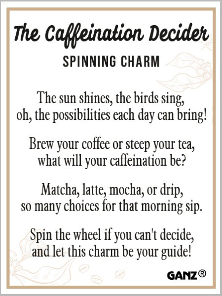 Caffeination Decider Charm