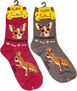Pink Chihuahua Socks