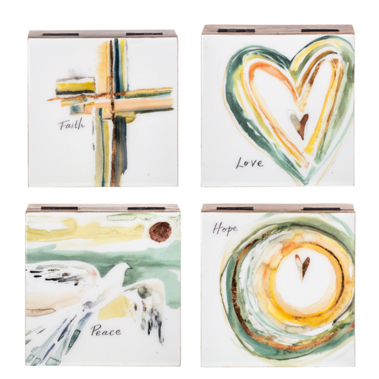 Watercolor Keepsake Box - Assorted