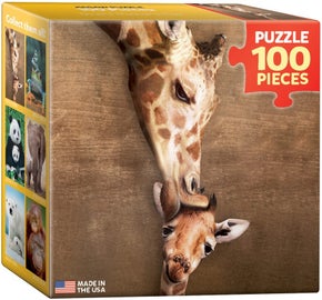 GIRAFFE Mini PUZZLE 100PC