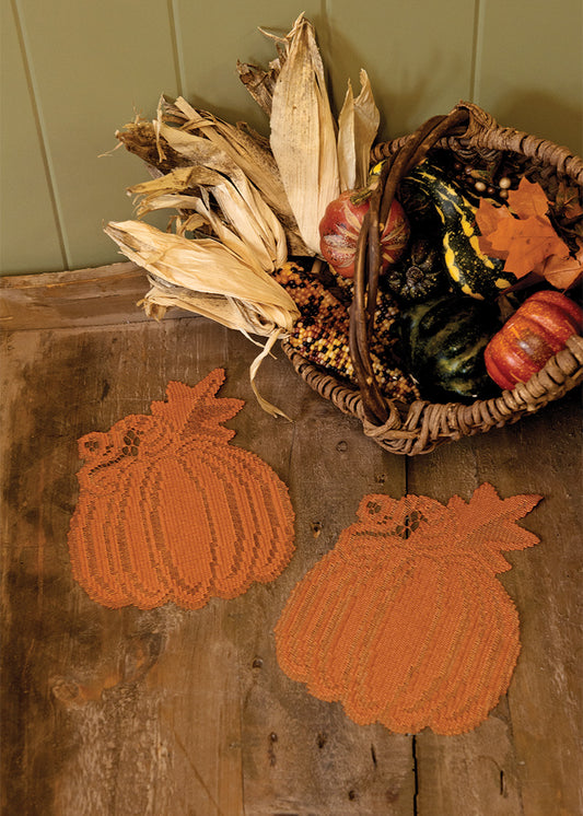 PUMPKIN VINE DOILY