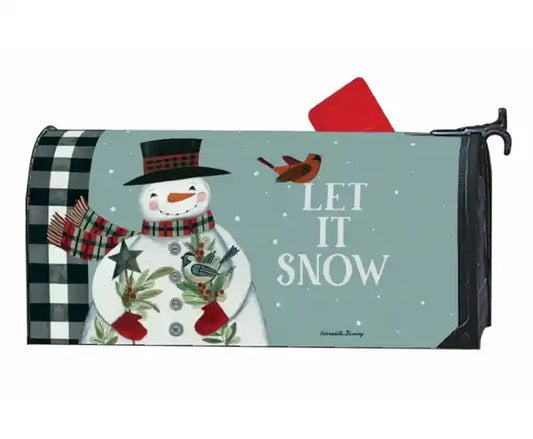Holly Snowman Mailwrap