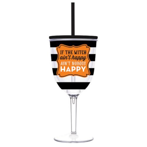 13OZ Witch Aint Happy Acrylic w/Straw