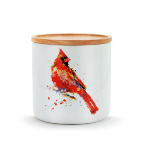Small Cardinal Canister