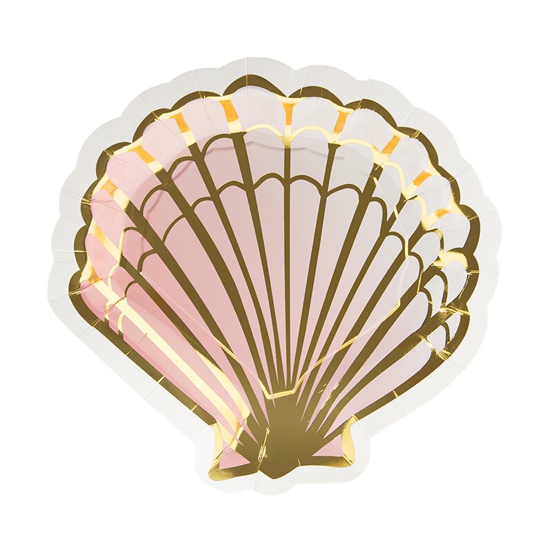 Clam Shell Die Cut Plates 8 Count