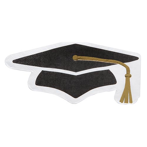 Graduation Cap Cocktail Napkin