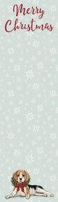 Christmas Beagle List Pad