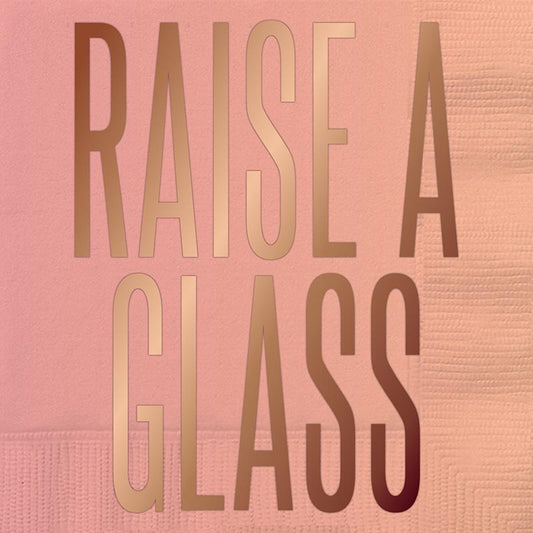 Raise A Glass Beverage Napkins