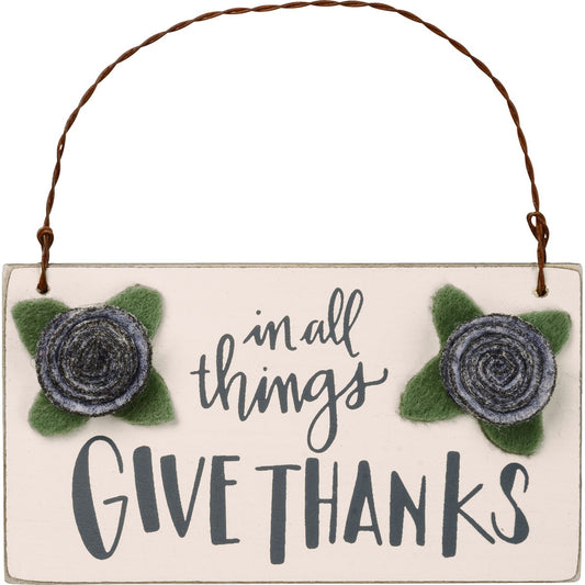Give Thanks Ornament