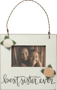Best Sister Ever Frame Orn