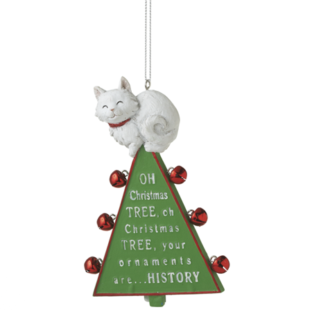 Christmas Tree Cat Ornament