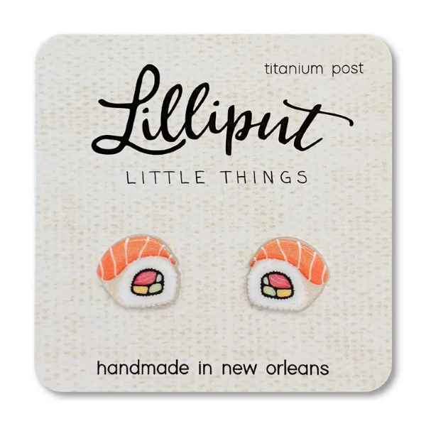 Sushi Roll Earrings